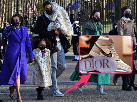 who wore dior jordans to the inauguration|dior jordan first appearance.